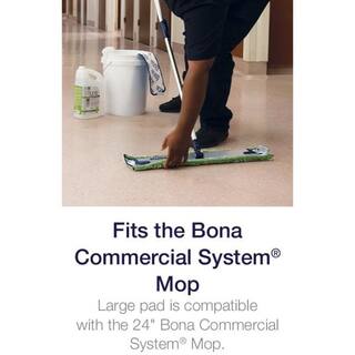 Bona 24 in. Commercial System Microfiber Dust Mop Pad AX0003543