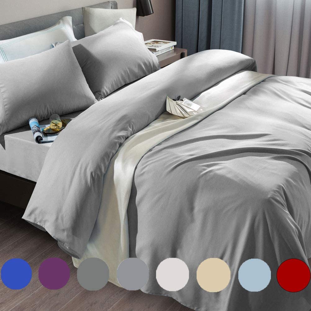 Super Soft 1800 Thread Count Luxury Egyptian Wrinkle Hypoallergenic 6 pcs Bed Sheet Set