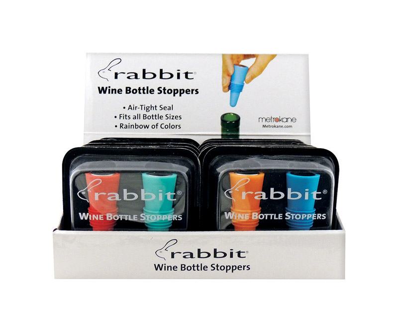 Rabbit Assorted Rubber Bottle Stopper