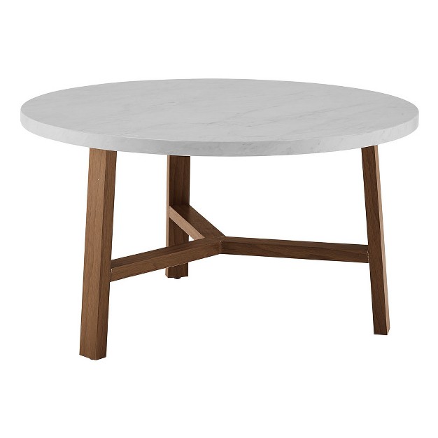 Modern Round Y Leg Coffee Table Saracina Home