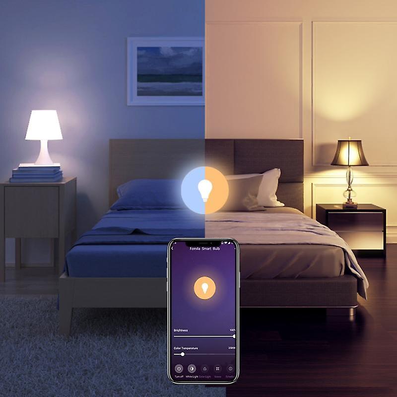 Led Dimmable E27 Wifi Smart Light Bulb Works With Amazon Alexa Google Home