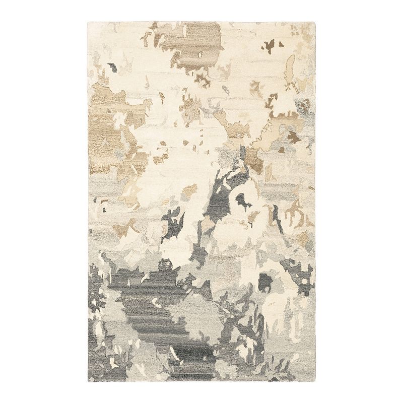 StyleHaven Anna Marbled Abstract Wool Rug