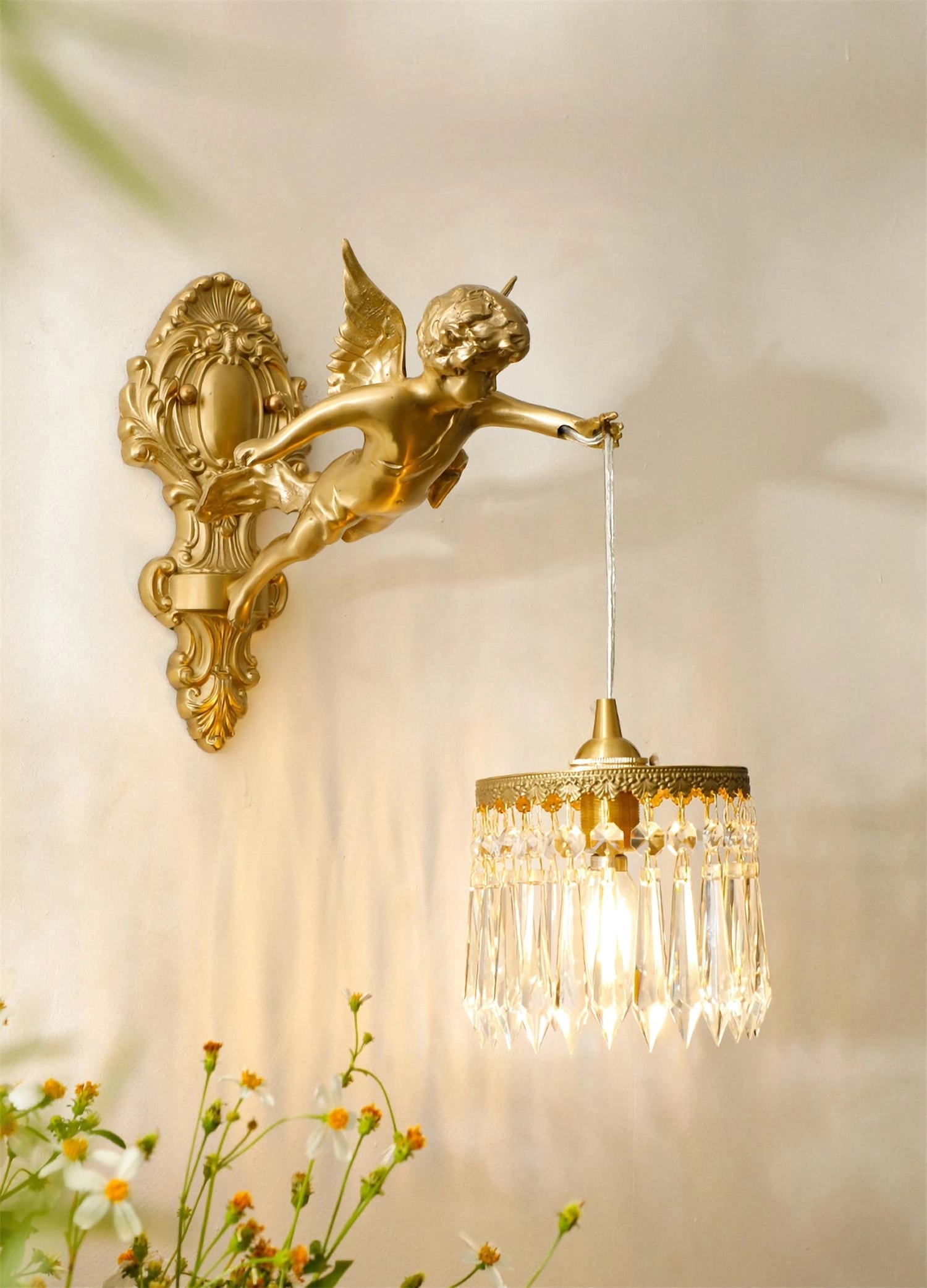 Flying Angel Wall Light