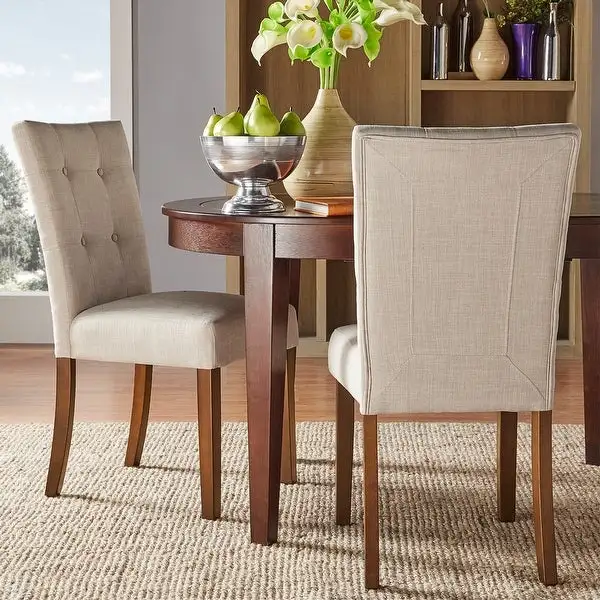 Hutton Upholstered Dining Chairs (Set of 2) by iNSPIRE Q Classic