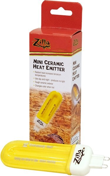 Zilla Ceramic Heat Emitter Reptile Terrarium Heater， 50-watt