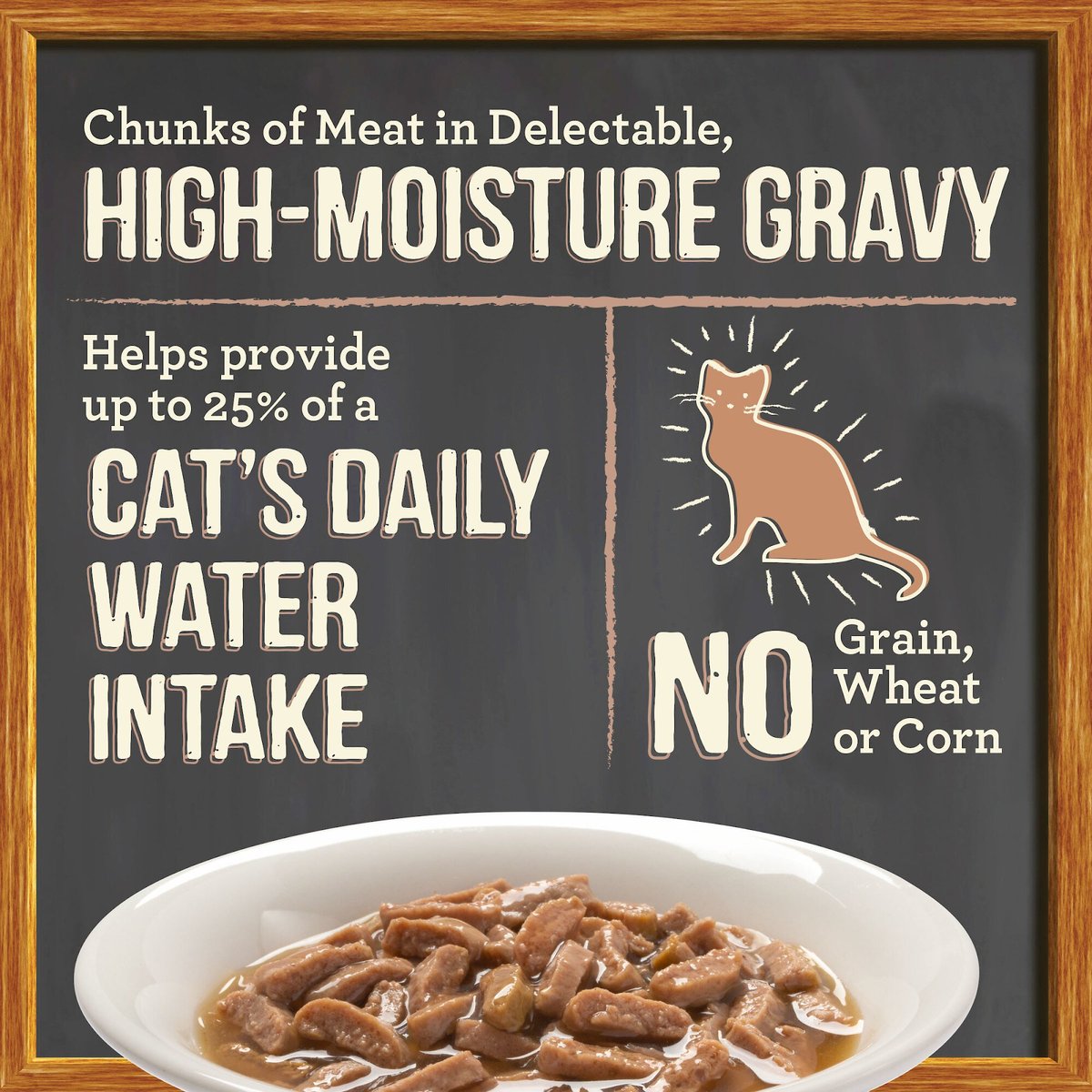 Merrick Purrfect Bistro Bon Appetits Grain-Free Chicken Recipe Chunks in Gravy Adult Cat Food Pouches