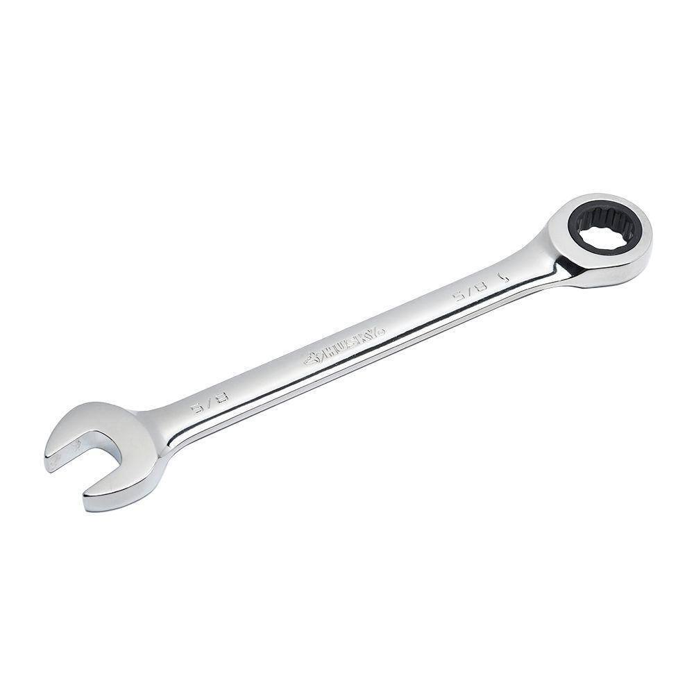 Husky 58 in. 12-Point SAE Ratcheting Combination Wrench HRW58