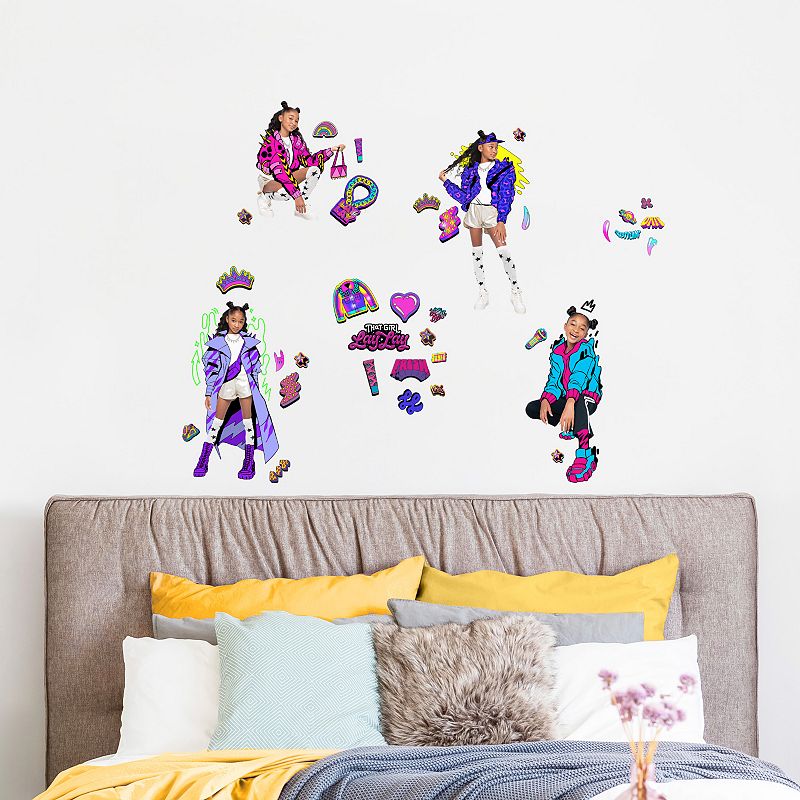 RoomMates That Girl Lay Lay Peel and Stick Wall Decals 36-piece Set