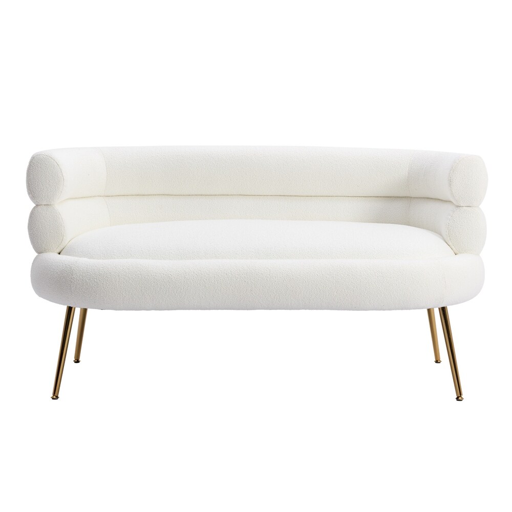 Accent Chair  Leisure Sofa Chair with Golden Feet