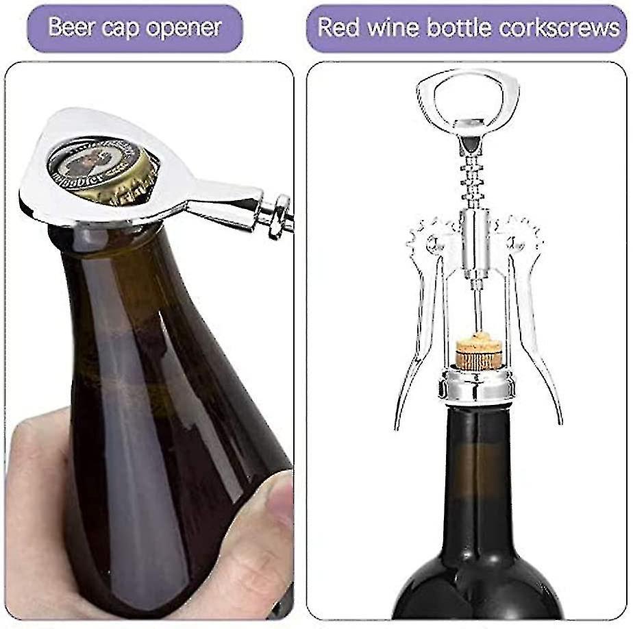 Corkscrew Opener， Wine Corkscrews Bottle， Corkscrews Openers Stopper， Red Wine Corkscrew， Manual Cor