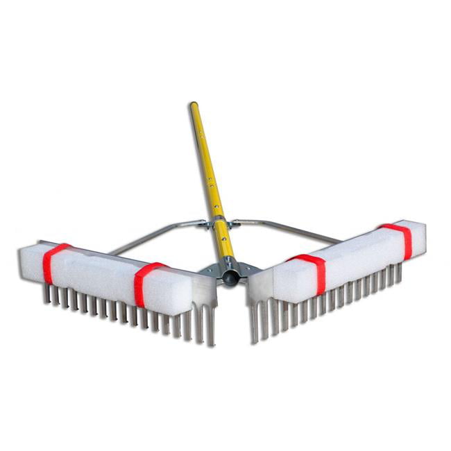 Jenlis WRZRK18 Collapsible Aluminum Lake & Landscape Weed Rake - 102 x 7 x 5 x 36 in.