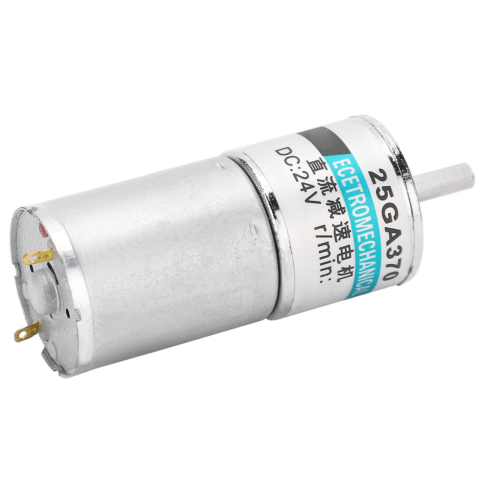 Dc Gear Motor Micro Low Speed Cw Ccw Permanent Magnet + Bracket Sport Control 24v Xd25ga37010rpm/min