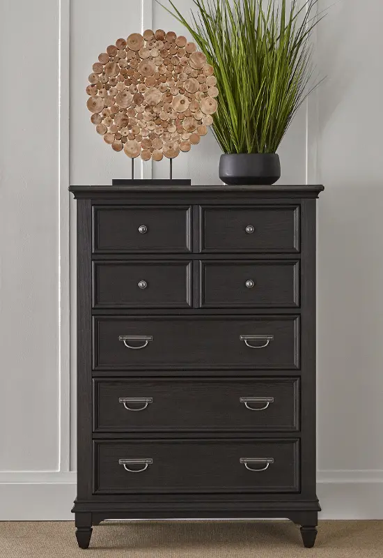 Harbor Hut Graphite Chest of Drawers