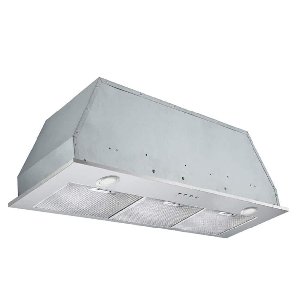 Ancona Inserta Plus 36 in 420 CFM Ducted BuiltIn Range Hood with LED in Stainless Steel