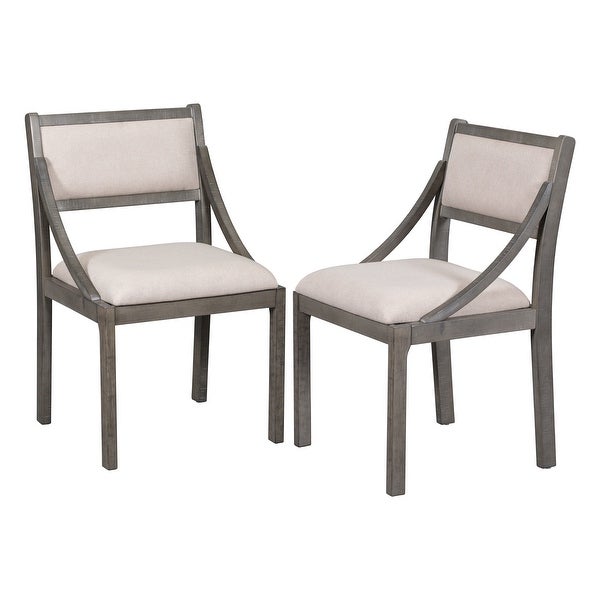 Wood Dining Chairs Set of 2