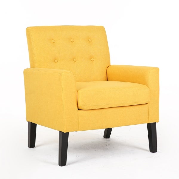 Tufted Upholstered Comfy Reading Accent Chairs Sofa