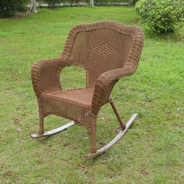 Maui Resin Wicker Porch Rocker (Set of 2)