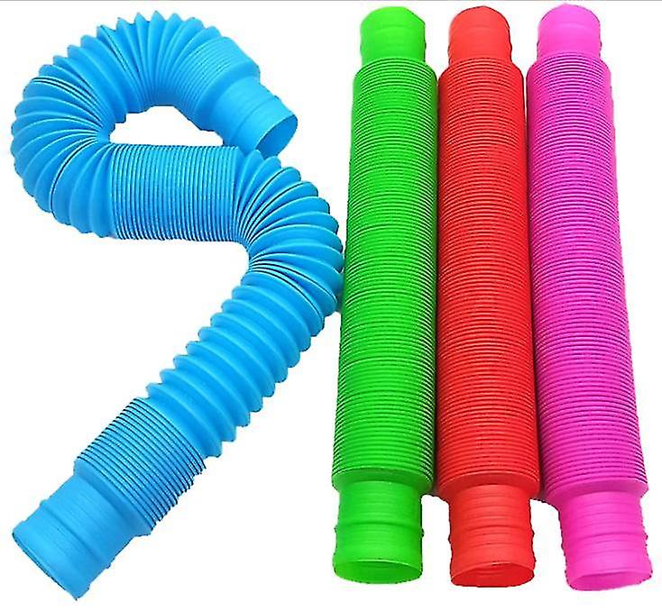 Colorful Combination Telescopic Hose Children Adult Vent Decompression Toy 4pcs