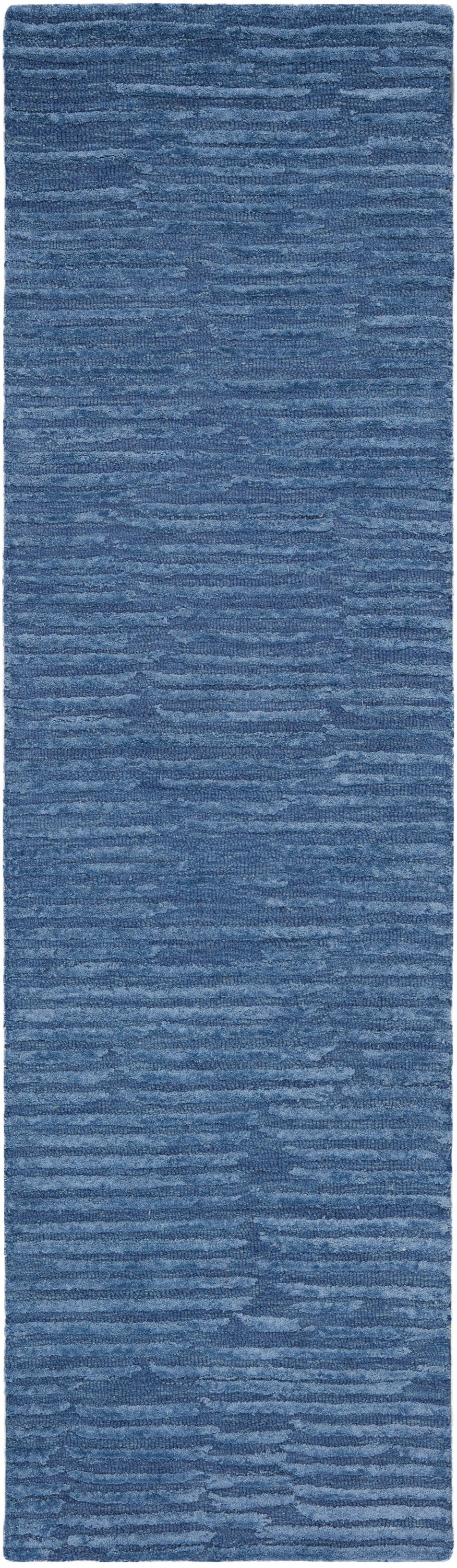 Linear Blue Rug