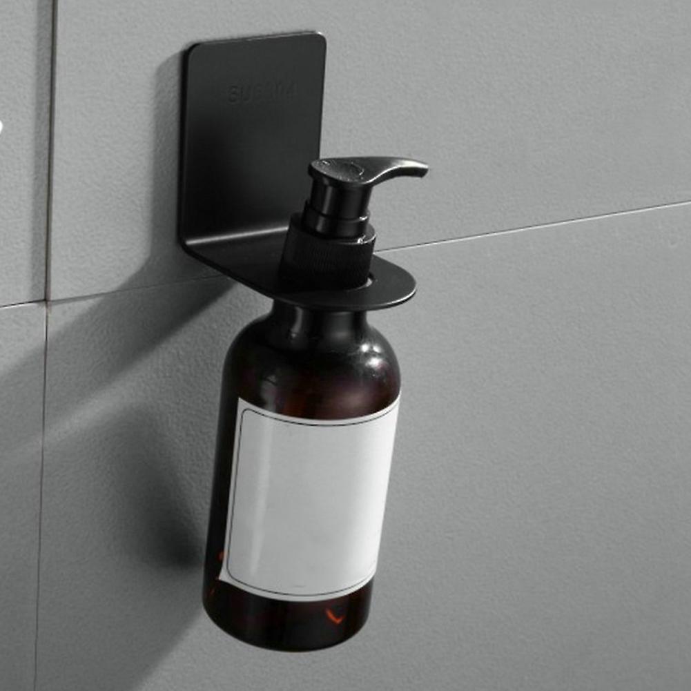 Stainless Steel Wall Mounted Soap Pump Bottle Dispenser Holder Stand Hanger Bathroom Kitchen Supplies