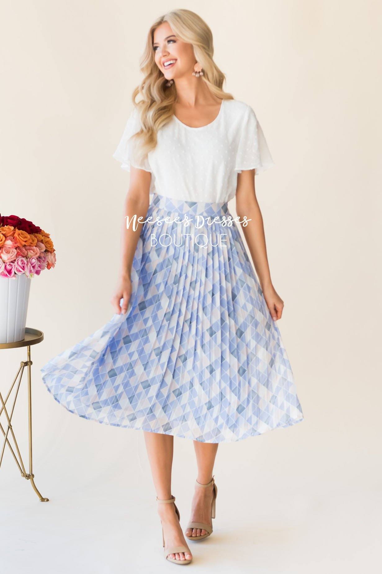 Better Together Pleated Skirt