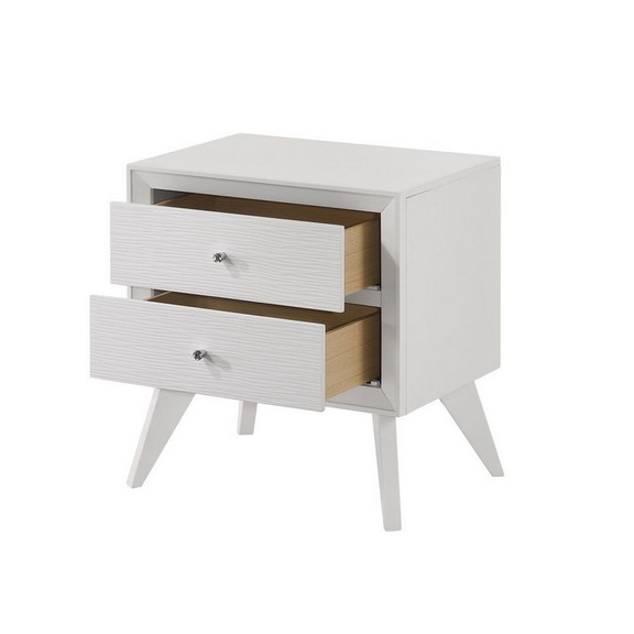 Acme BD01559 Cerys Nightstand  White Finish