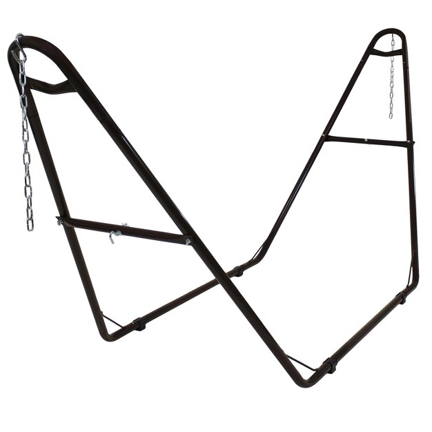 Sunnydaze Heavy duty Universal Multi use Heavy duty Steel Hammock Stand For 9 To 14 Feet Hammocks 550 Lb Weight Capacity