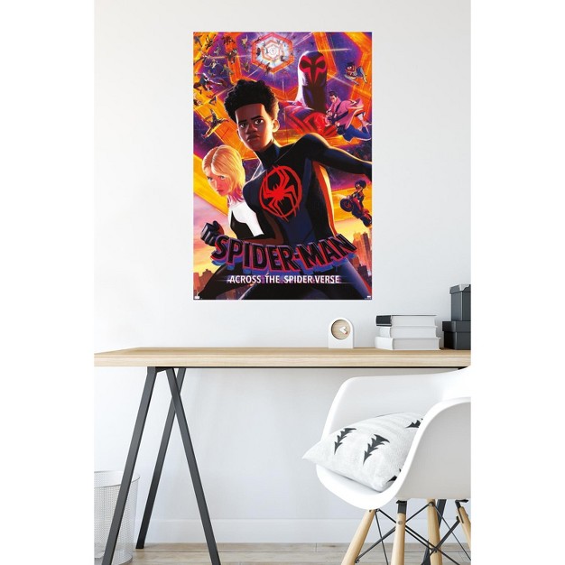 Trends International Marvel Spider man Across The Spider verse Group One Sheet Unframed Wall Poster Prints