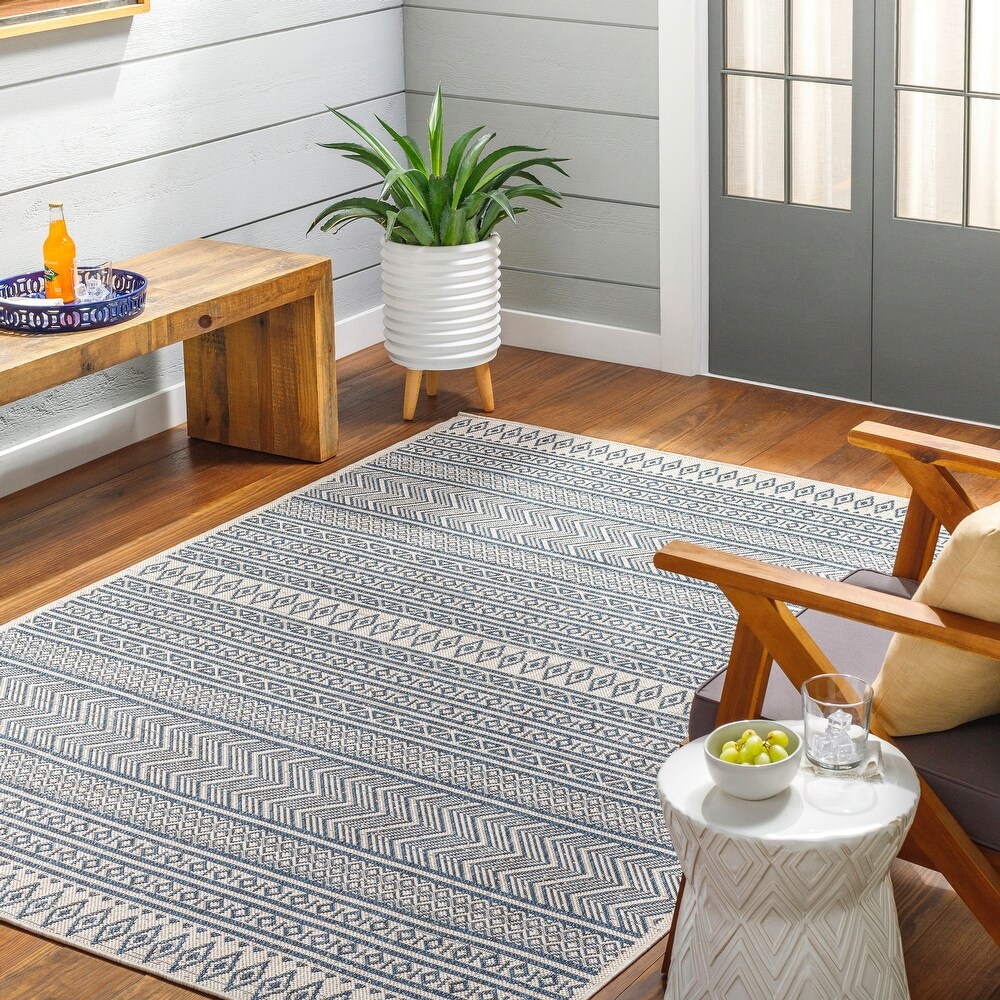 Artistic Weavers Cintia Indoor/ Outdoor Bohemian Stripe Area Rug