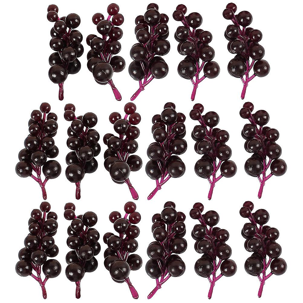 20 Bunches Simulation Grape Decoration Grape Model Fake Grape Photo Prop Party Decor