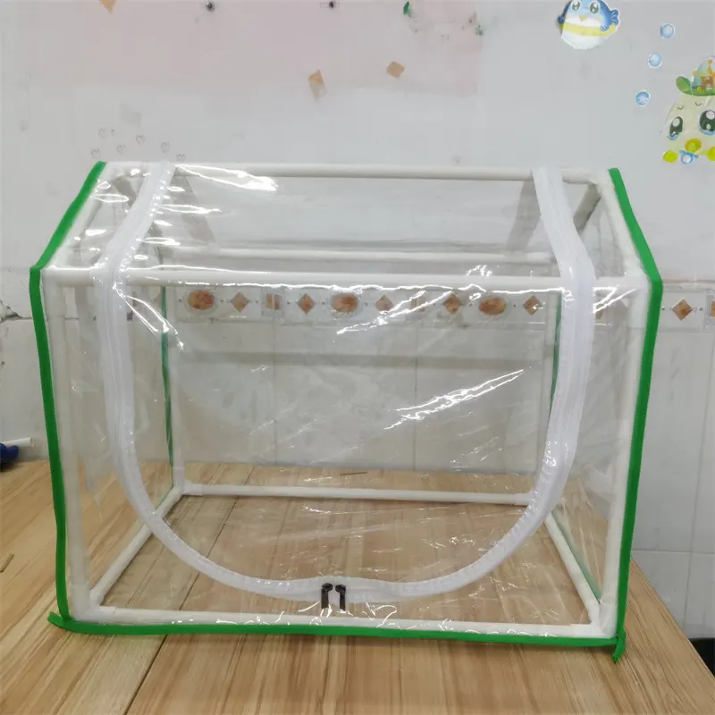 Cold Proof  Transparent PVC Flower Peaked Greenhouse Conservatory Balcony Small Greenhouse Moisture Shed Shade