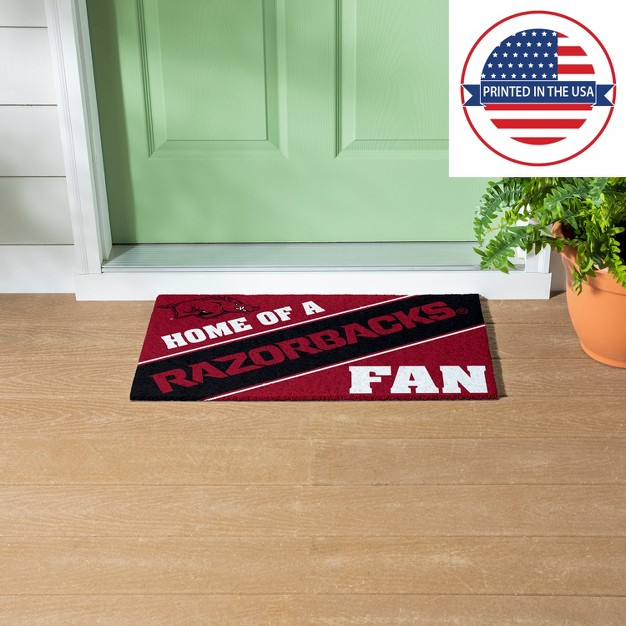 Evergreen University Of Arkansas Pvc Mat Color