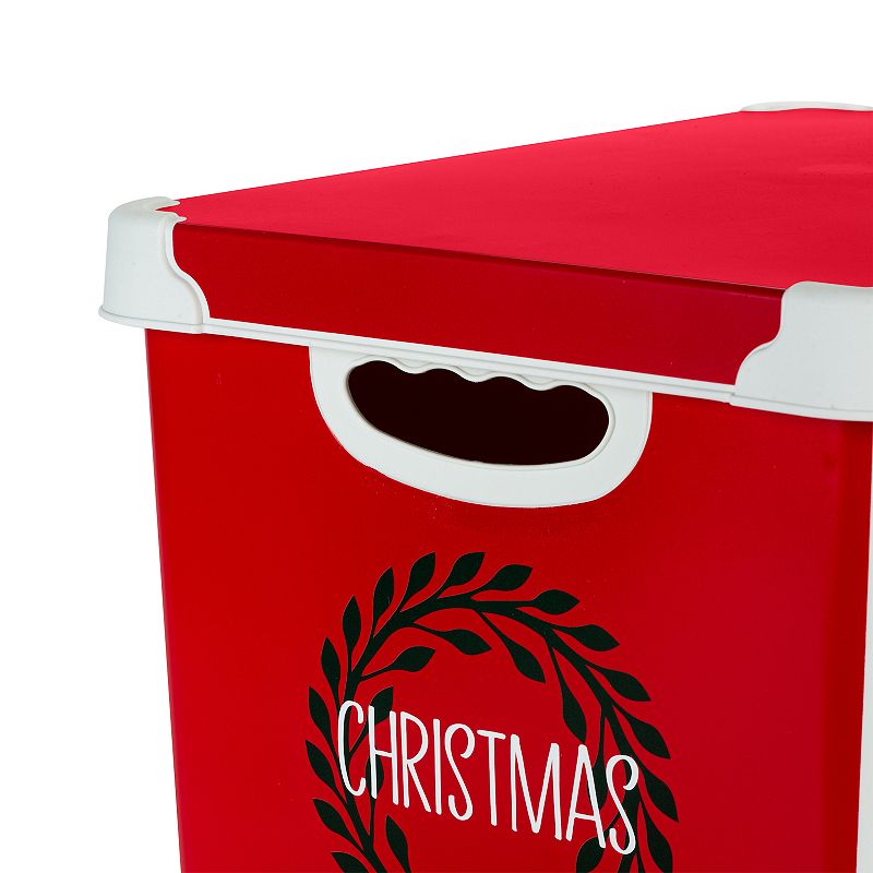 Simplify Christmas 60 Ornament Storage Tote Bin