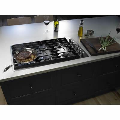 JennAir 36-inch Built-In Gas Cooktop JGC7636BS