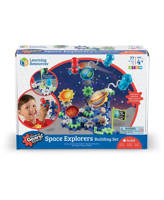 Areyougame Learning Resources Gears Gears Gears - Space Explorers Building Set