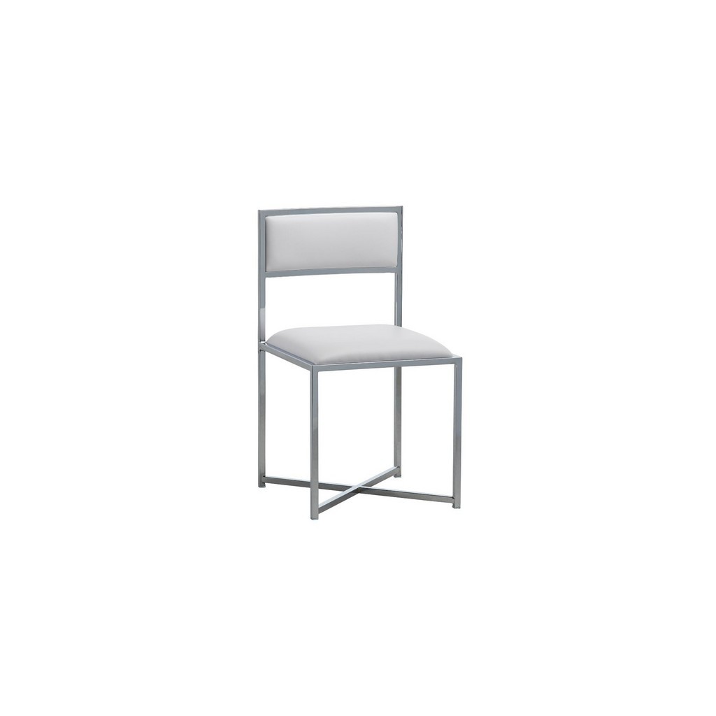 Modus Furniture International Amalfi X-Base Chair in White - Modus 1AA466X