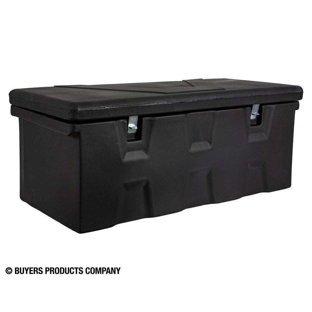 Buyers Products Company 17.25 in. x 19 in. x 44 in. Matte Black Plastic All-Purpose Truck Tool Box Chest 1712240