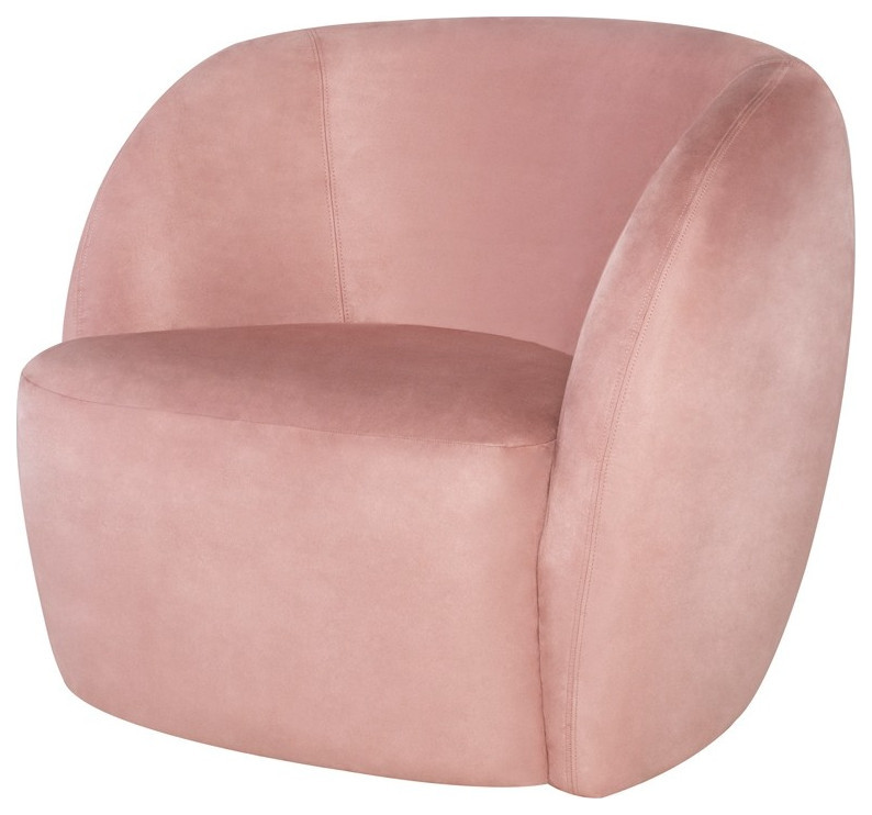 Maida Occasional Chair Petal Microsuede   Contemporary   Armchairs And Accent Chairs   by V.S.D Furniture  Houzz