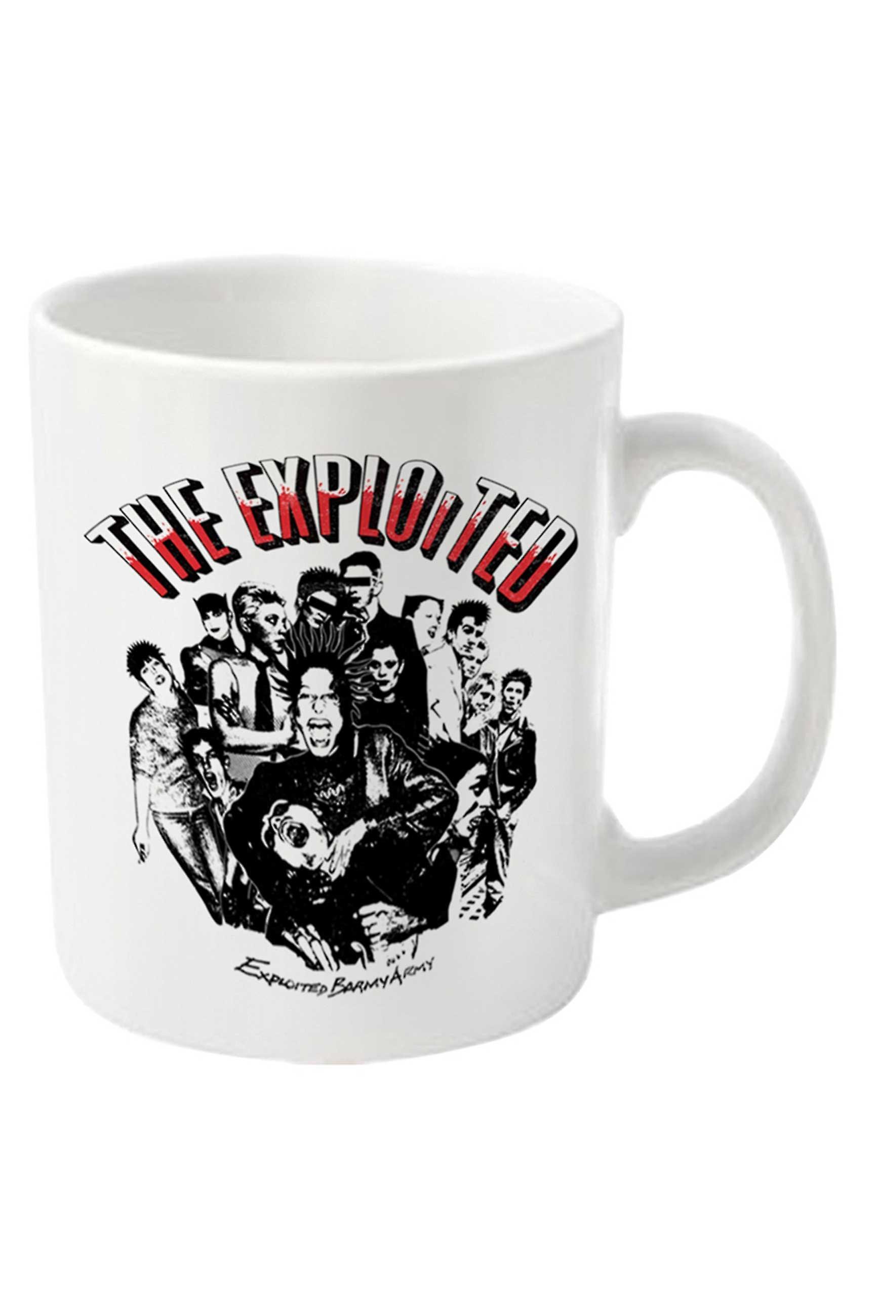 The Exploited Mug Barmy Army (White) new Official White Boxed