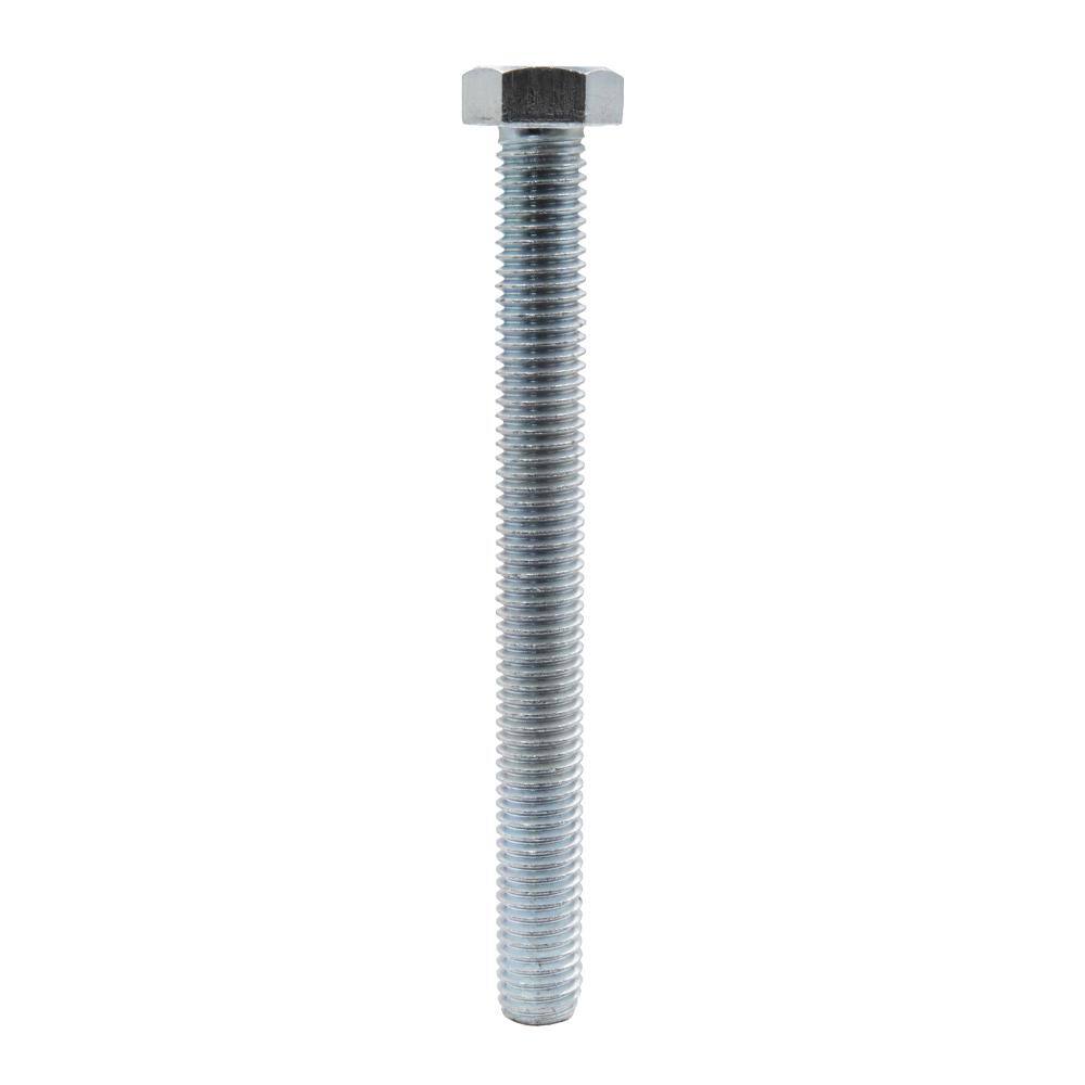 Everbilt 12-13 in. x 5 in. Zinc Plated Hex Bolt 801046