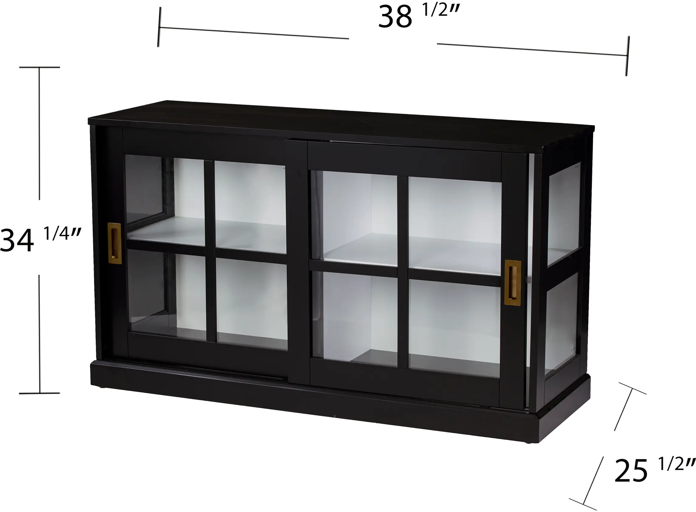 Byward Black Curio Cabinet