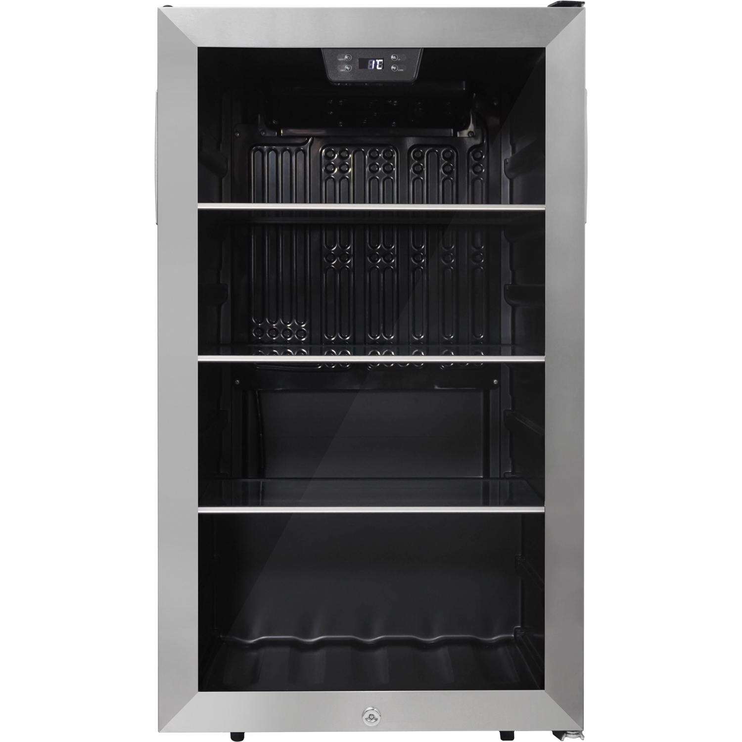 Danby 4.5 ft Silver Stainless Steel Beverage Cooler 230 W