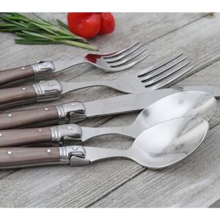 French Home Laguiole 20-Piece Faux Bronze Stainless Steel Flatware Set (Service for 4) LG128