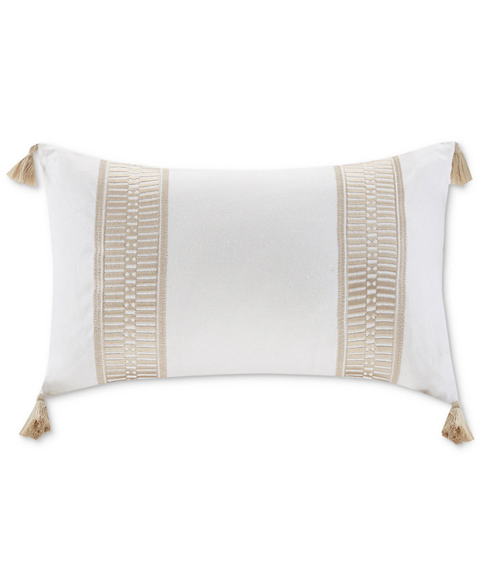 Harbor House Anslee Embroidered Decorative Pillow， 12