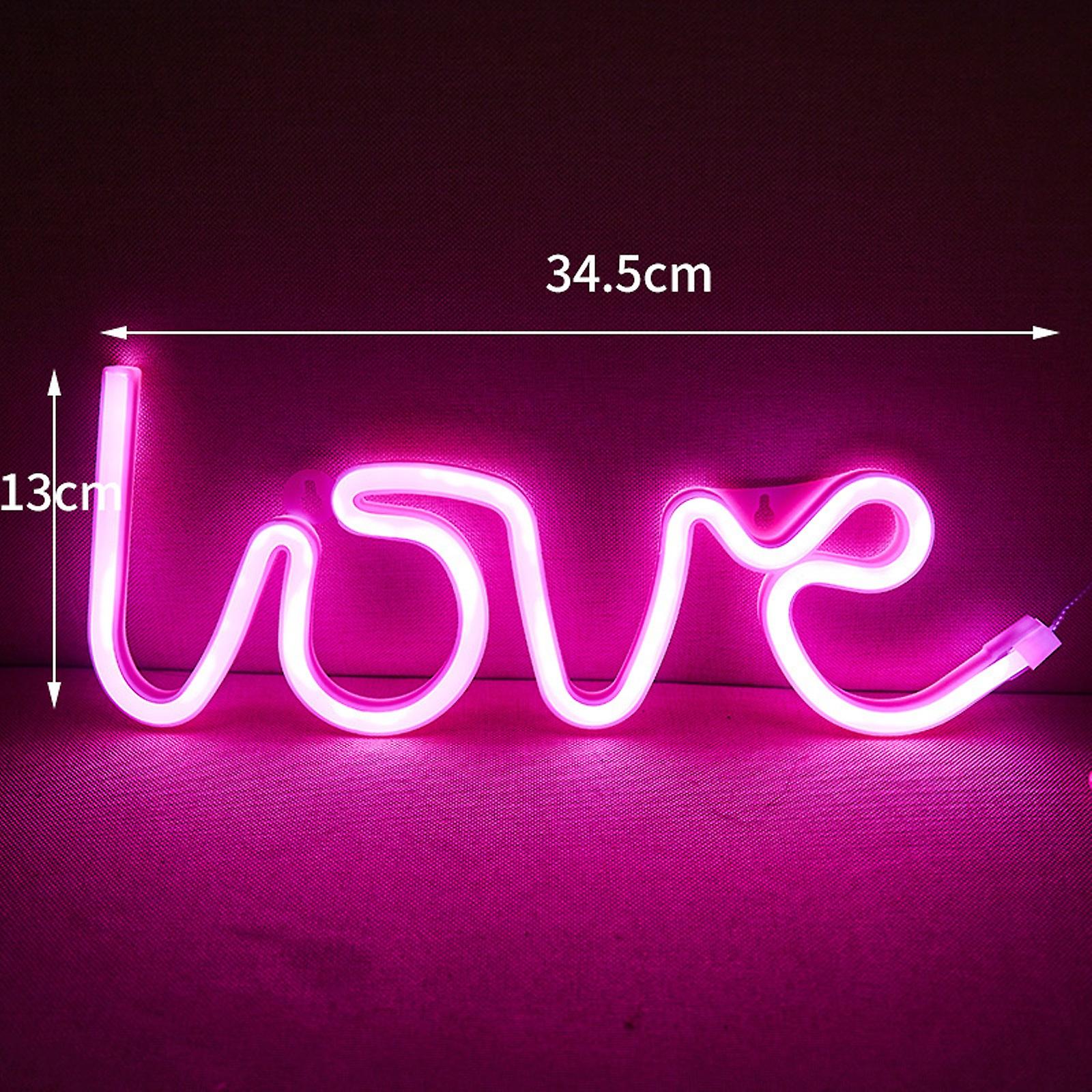 Creativity Silicone Led Neon Sign Love Creative Confession Modeling Lamp Led Decorative Night Light Holiday Atmosphere Decor