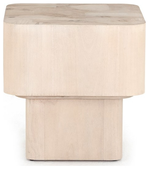 Bibiana End Table Dark Mahogany  Warm Umber Burl   Modern   Side Tables And End Tables   by Virgil Stanis Design  Houzz