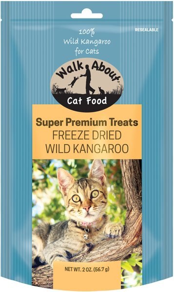 Walk About Grain-Free Freeze Dried Kangaroo Cat Treats