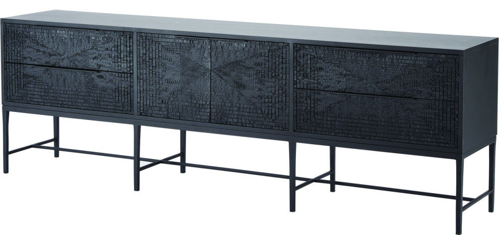 Kyoto Media Cabinet   Transitional   Entertainment Centers And Tv Stands   by HedgeApple  Houzz