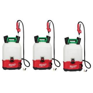 MW M18 18-Volt 4 Gal. Lithium-Ion Cordless Switch Tank Backpack Pesticide Sprayer (3-Tool) 2820-20PS-2820-20PS-2820-20PS