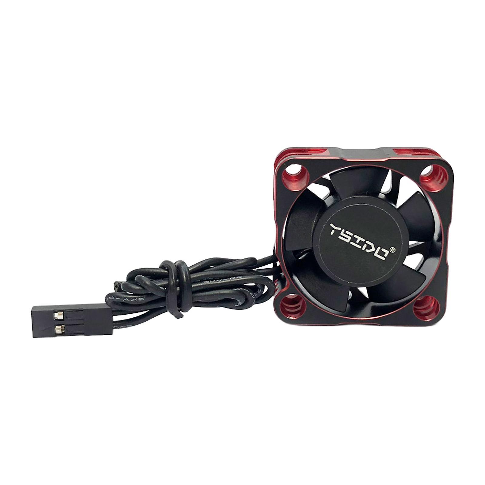 Rc Car Motor Cooling Fan For 1:8 1:10 1:7 Motor Esc Rc Truck Accs 4010 Red 16000rpm